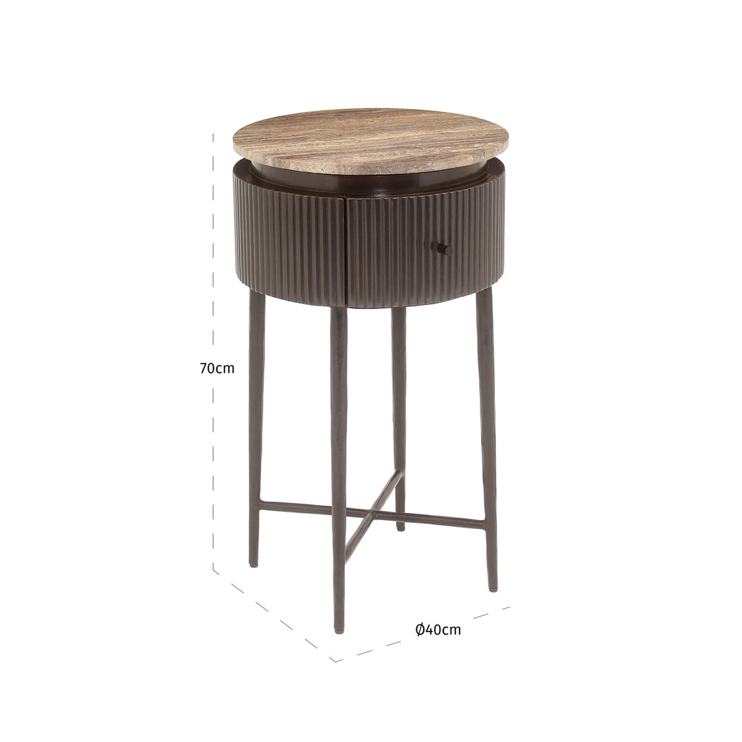 Side table Russo brown