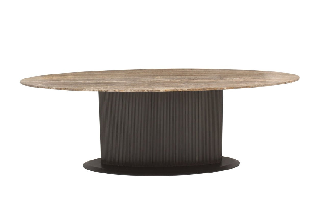 Eettafel Russo ash brown oval 235