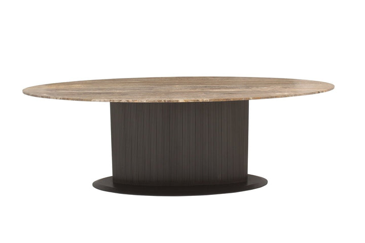 Eettafel Russo ash brown oval 235