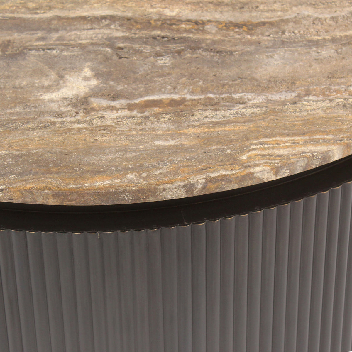 Richmond Salontafel Russo Ø 90 cm, Ash Brown - detail | CéJor Wonen