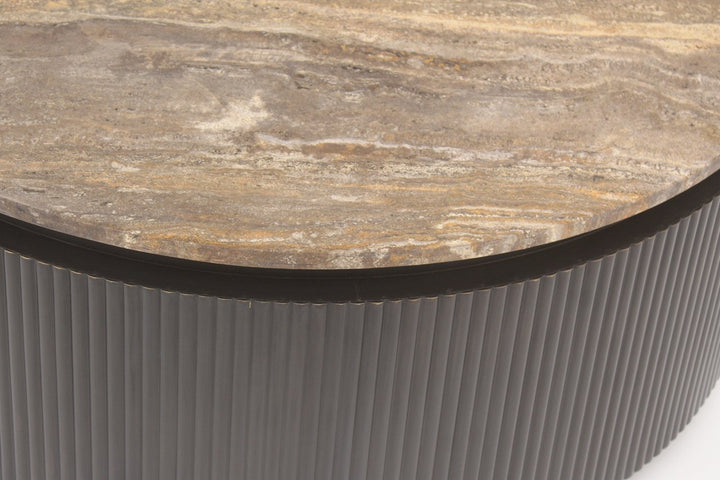 Russo brown coffee table 90Ø