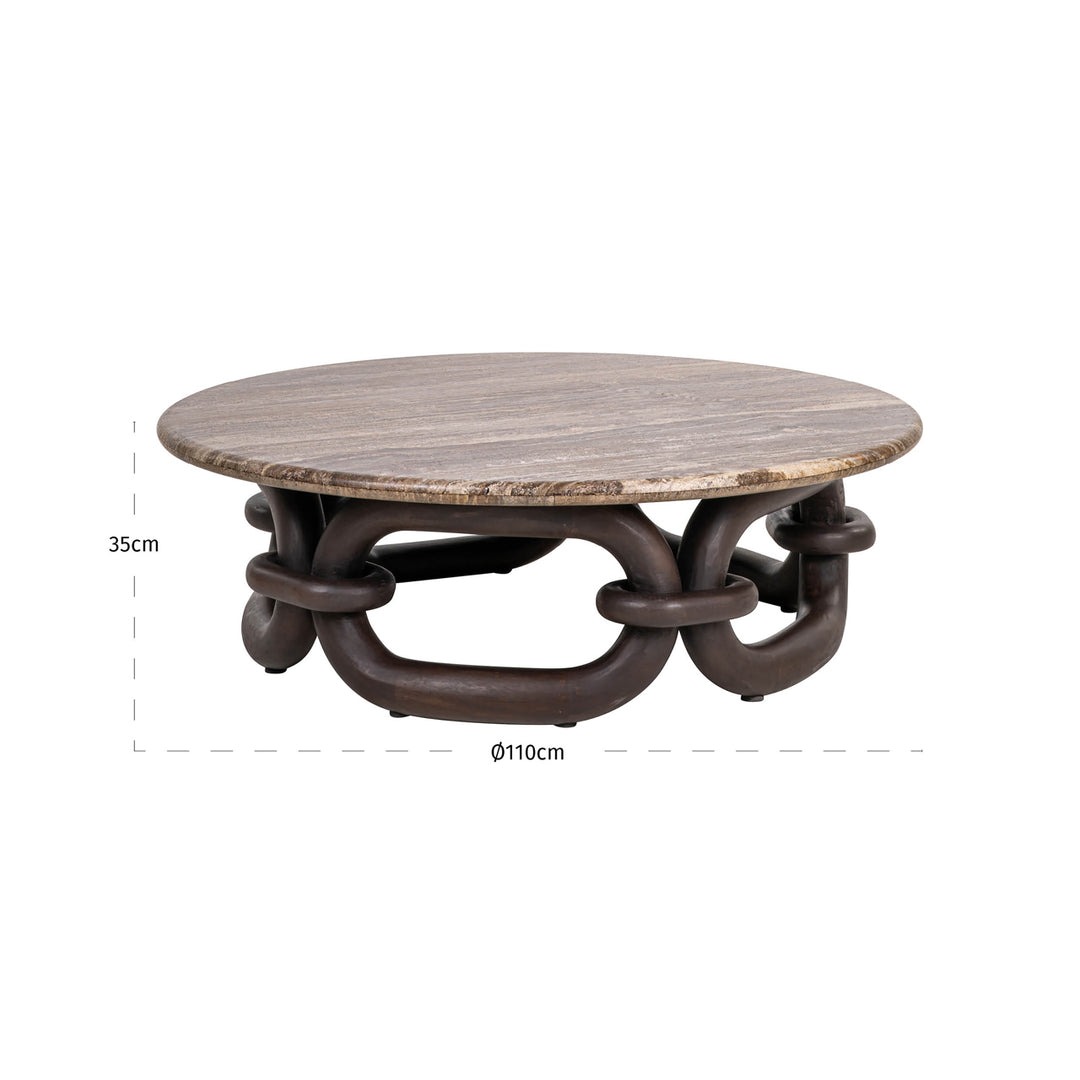 Coffee table Chainey ash brown