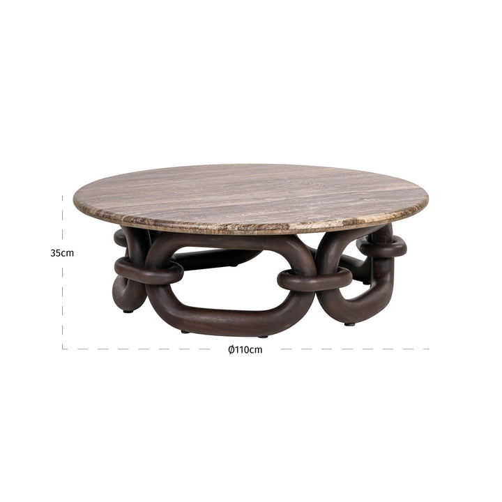 Coffee table Chainey ash brown
