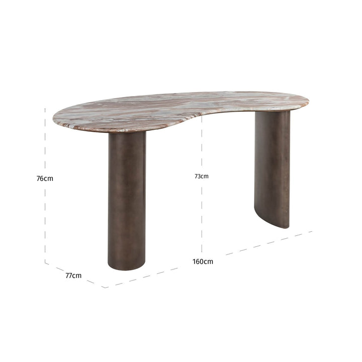 Brando Blush beige desk