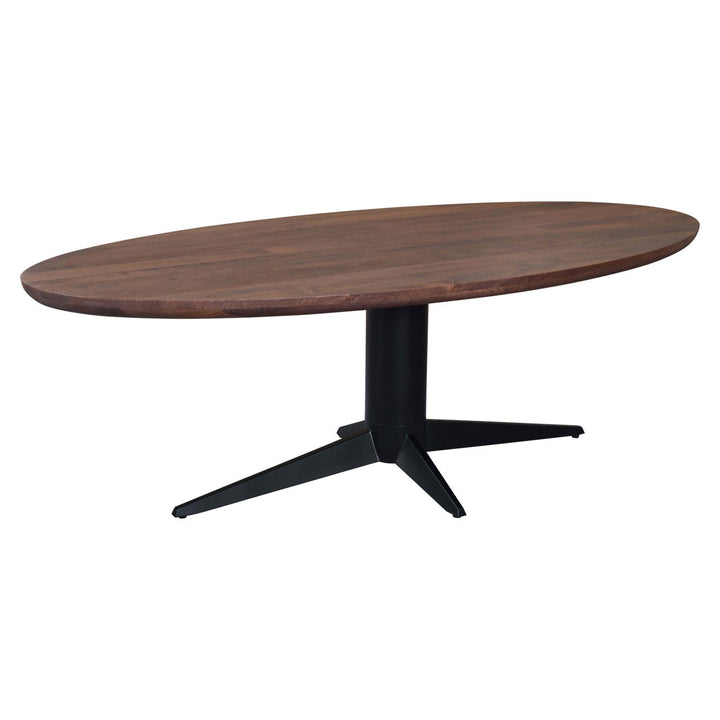 Stafford spicebrown oval dining table 230