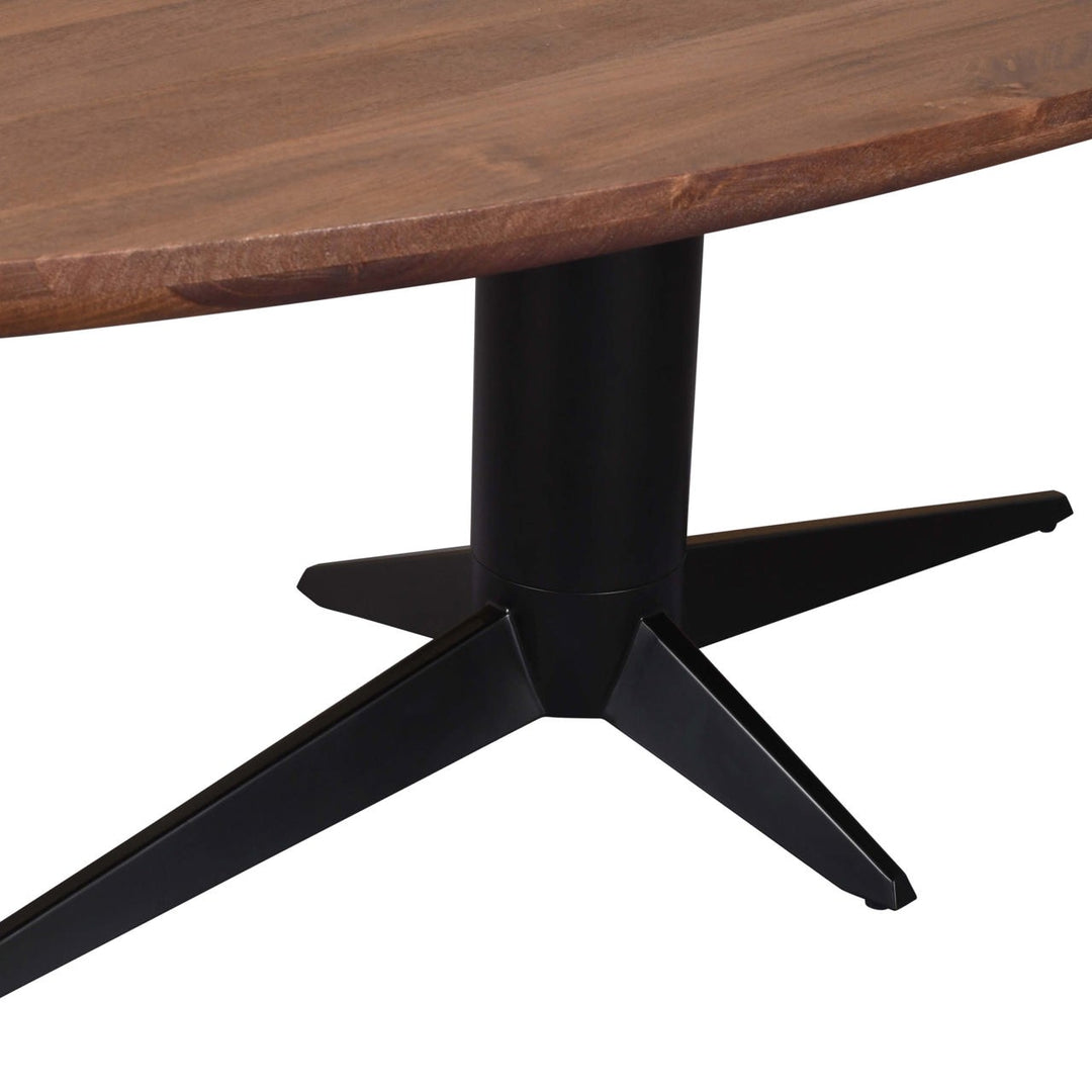 Stafford spicebrown oval dining table 230