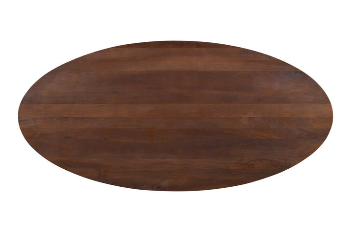 Stafford spicebrown oval dining table 230
