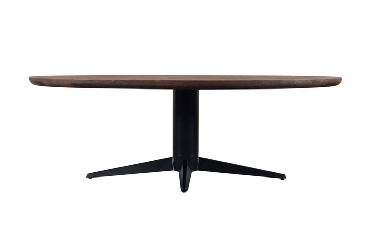 Stafford spicebrown oval dining table 230