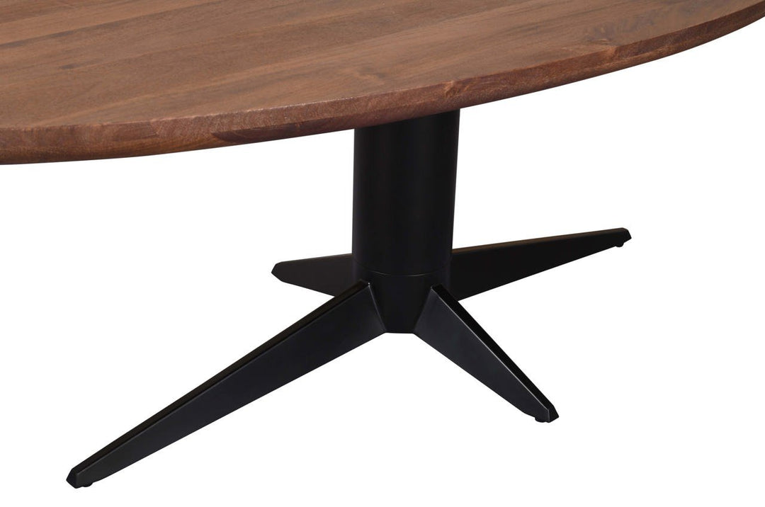 Stafford spicebrown oval dining table 230