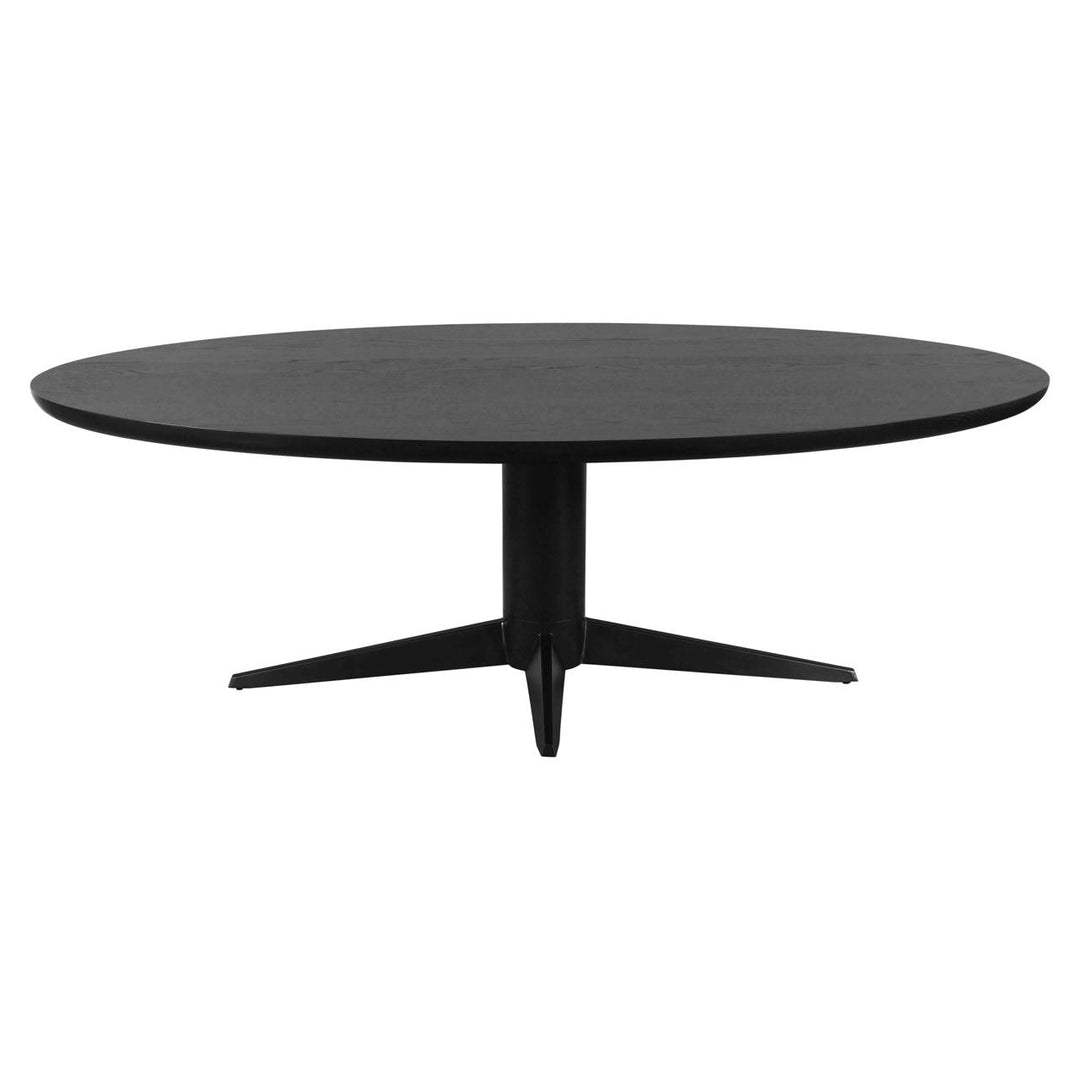Dining table Rayford black oval 230