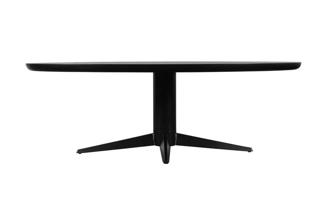 Dining table Rayford black oval 230