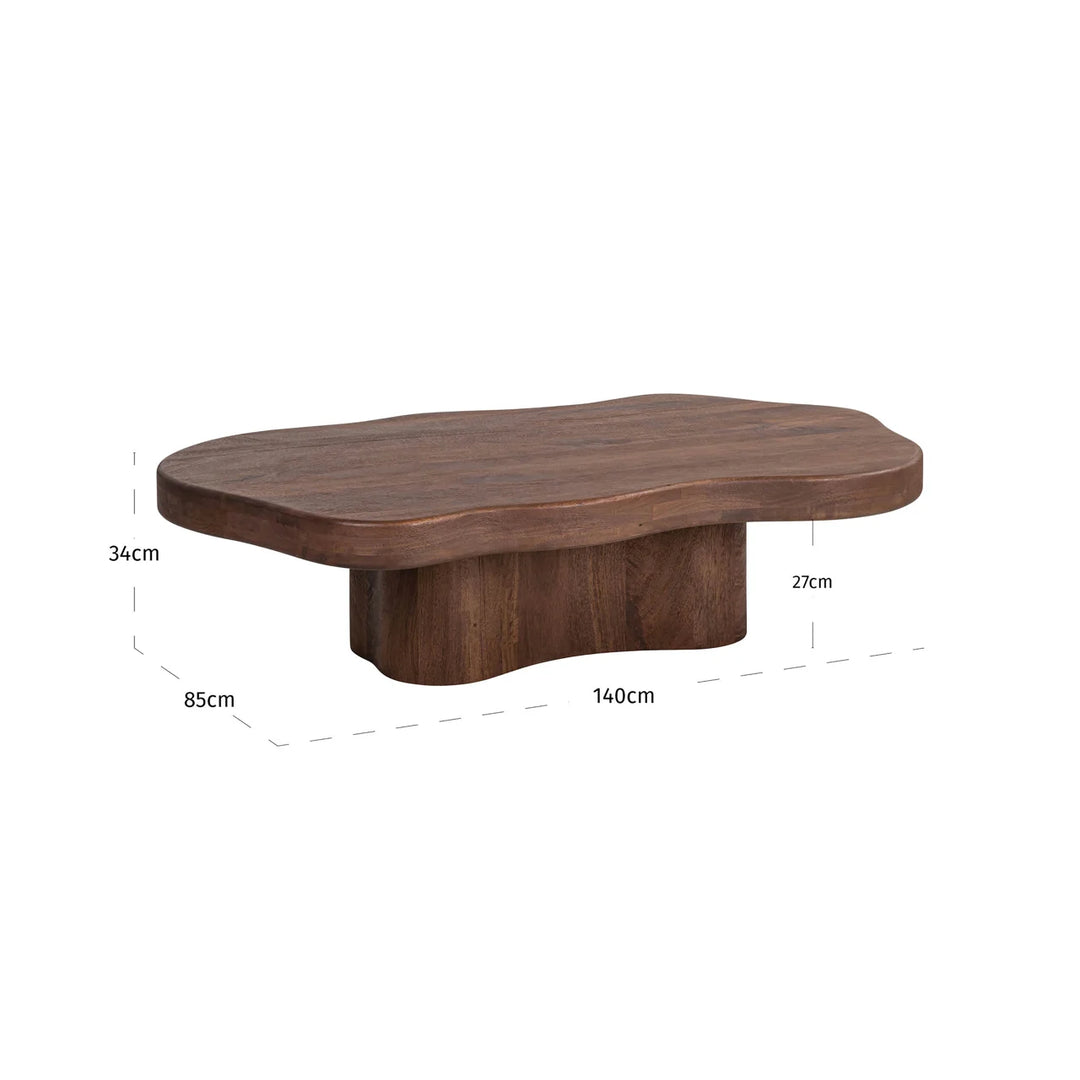 Coffee table Sherman spice brown