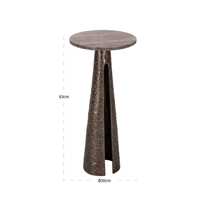 Side table Eldora bronze 30Ø