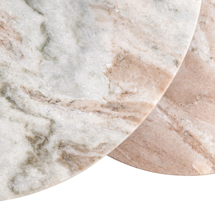 Side table Bottega Blush beige (Set of 2)