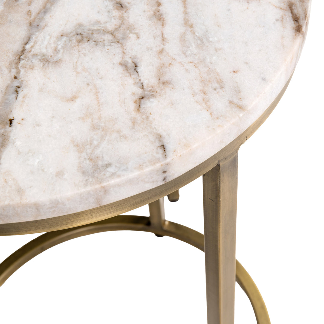Side table Bottega Blush beige (Set of 2)
