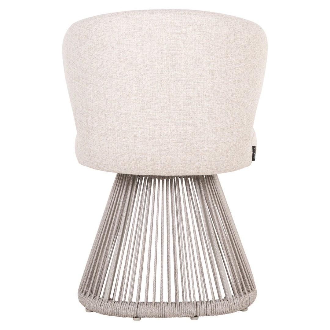 Nuba beige alpiner Essstuhl für den Außenbereich