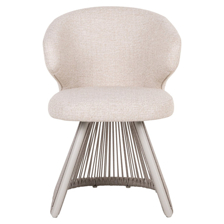 Nuba beige alpiner Essstuhl für den Außenbereich