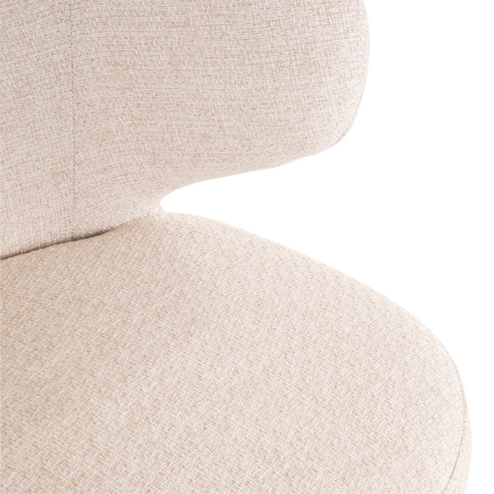 Nuba beige alpiner Essstuhl für den Außenbereich