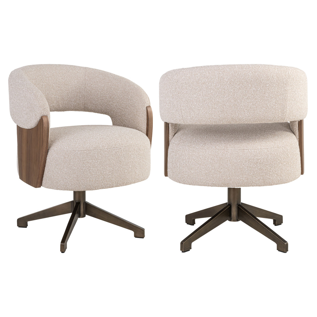 Dining chair Pollux lodge desert walnut