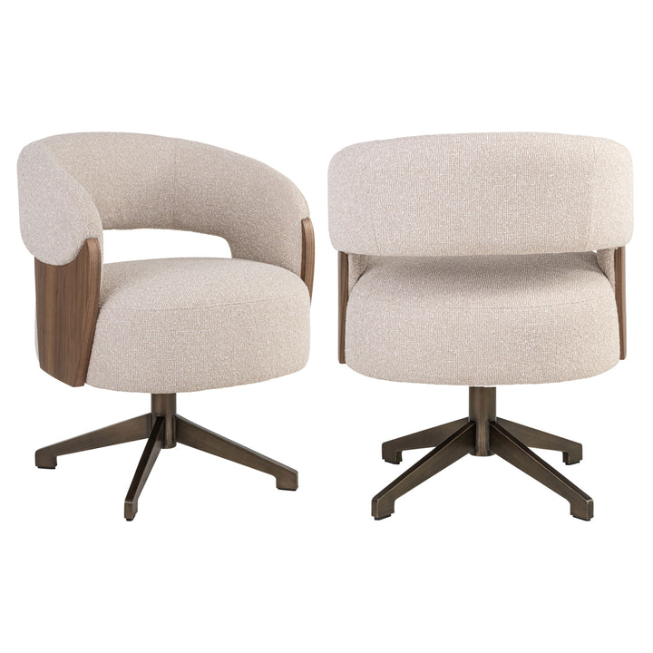 Dining chair Pollux lodge desert walnut