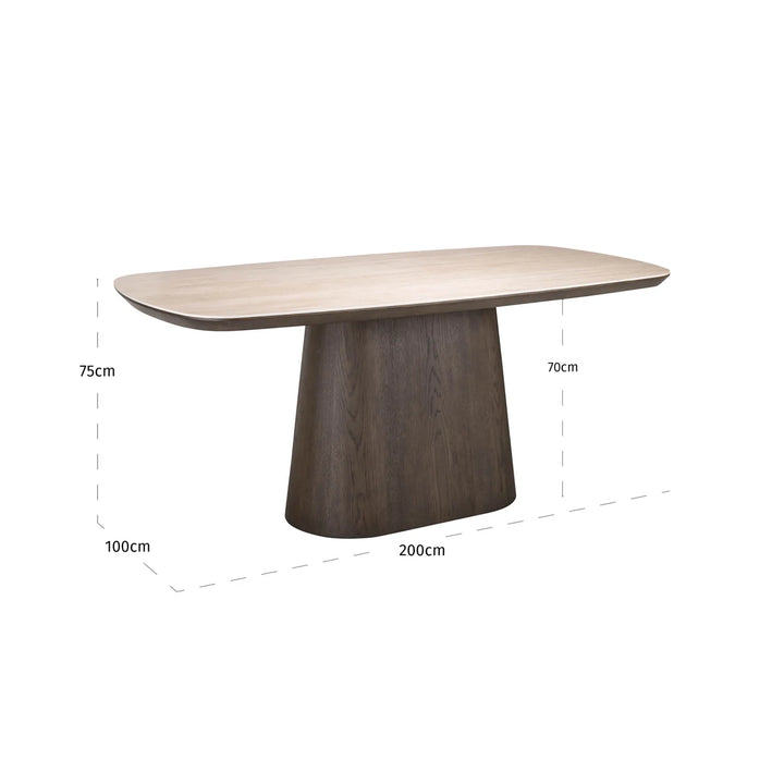 Dining table Ritz brown 200