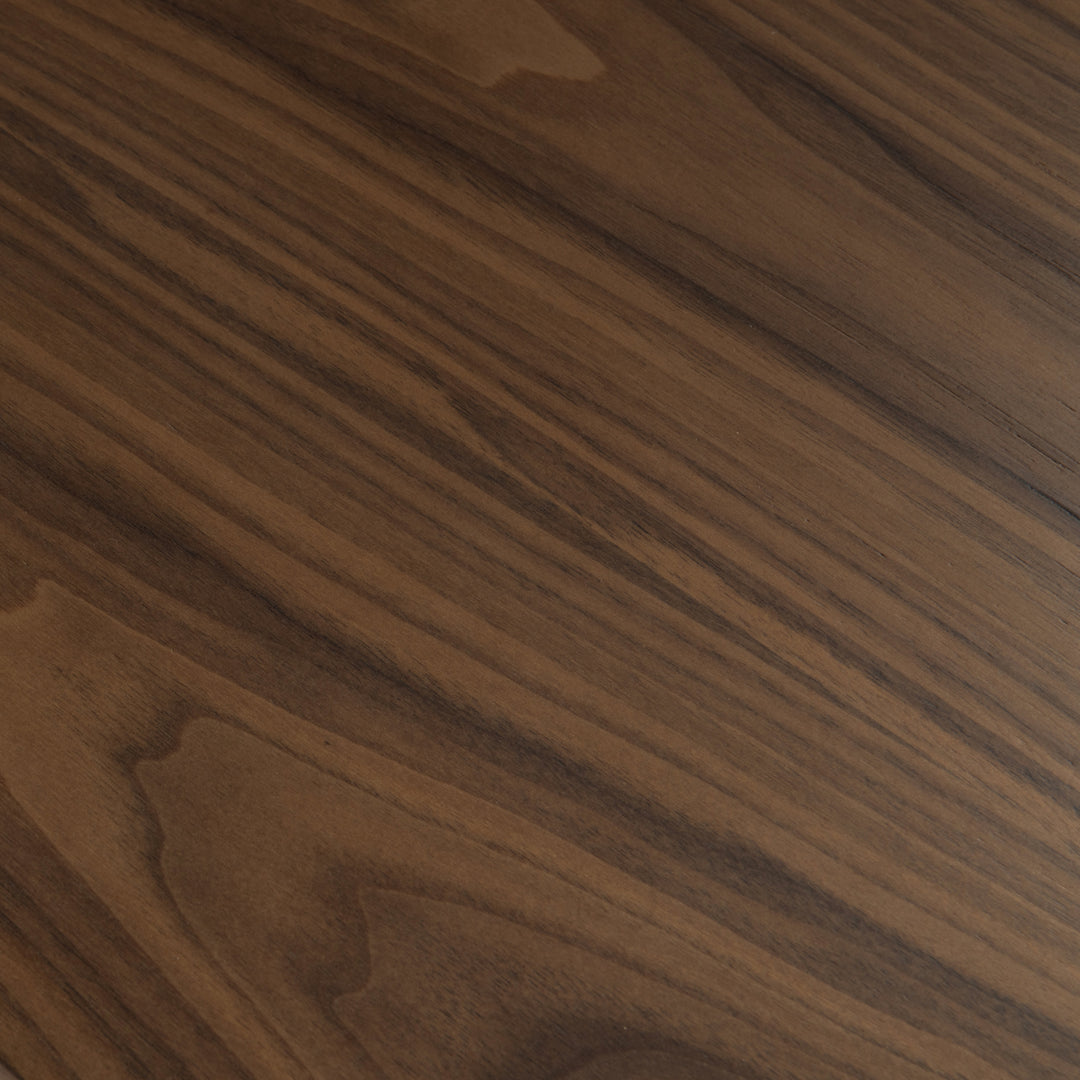 Dining table Windsor walnut 230 brass base