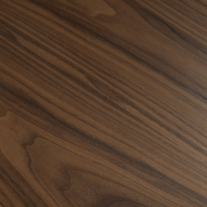 Dining table Windsor walnut 230 brass base