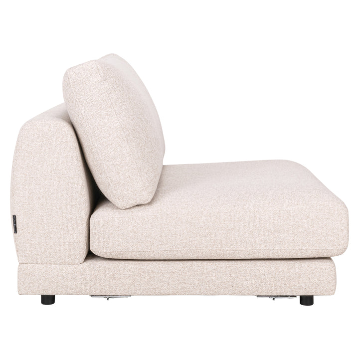 Trinity cayenne ecru 1.5-seater sofa without arms