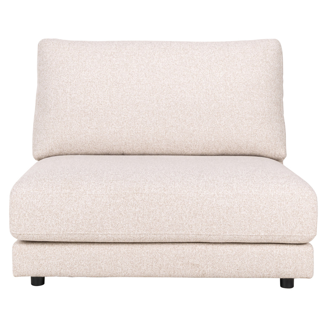 Trinity cayenne ecru 1.5-seater sofa without arms