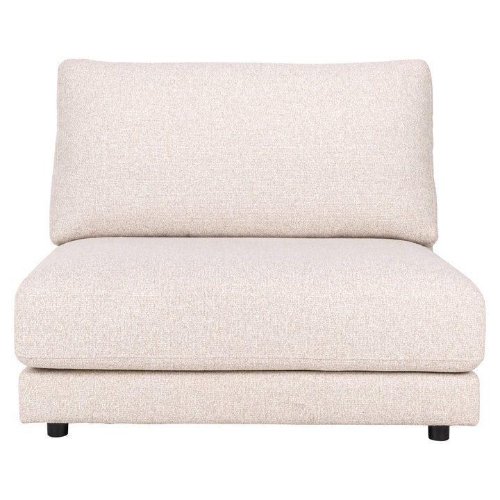 Trinity cayenne ecru 1.5-seater sofa without arms
