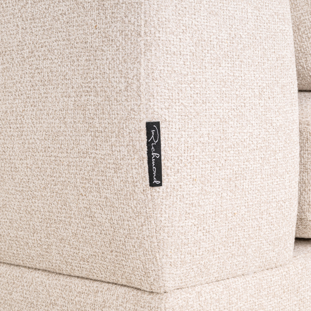 Trinity cayenne ecru 1.5-seater sofa without arms