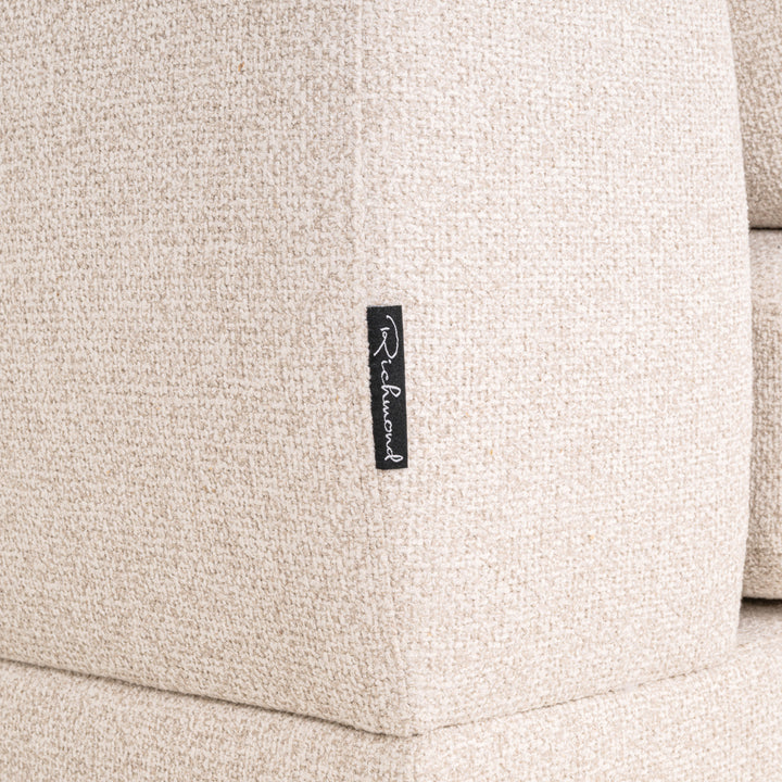 Trinity cayenne ecru 1.5-seater sofa without arms
