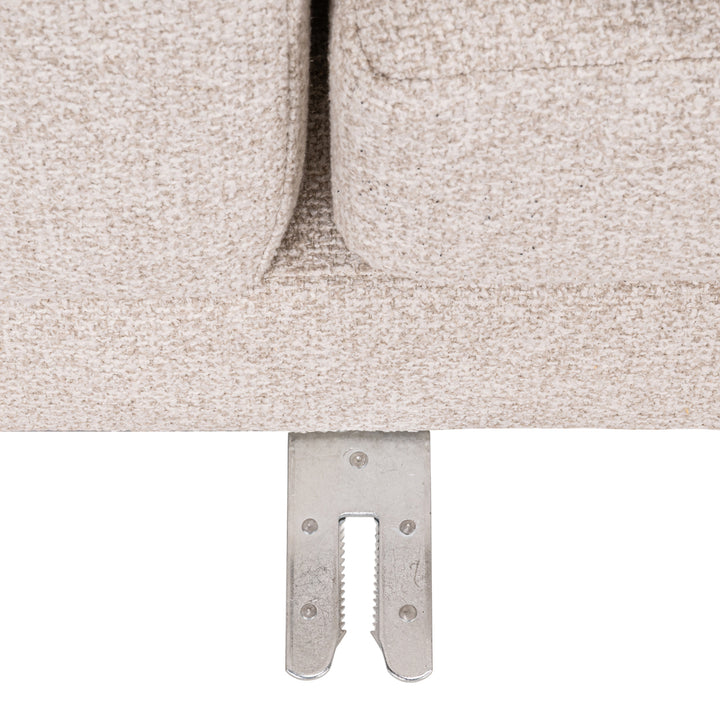 Trinity cayenne ecru 1.5-seater sofa without arms