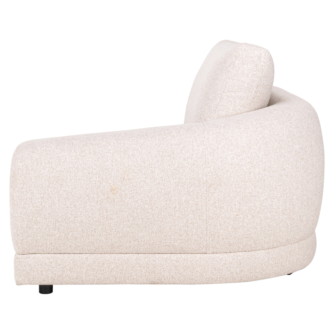 Sofa Trinity cayenne ecru 1.5-seater arm right