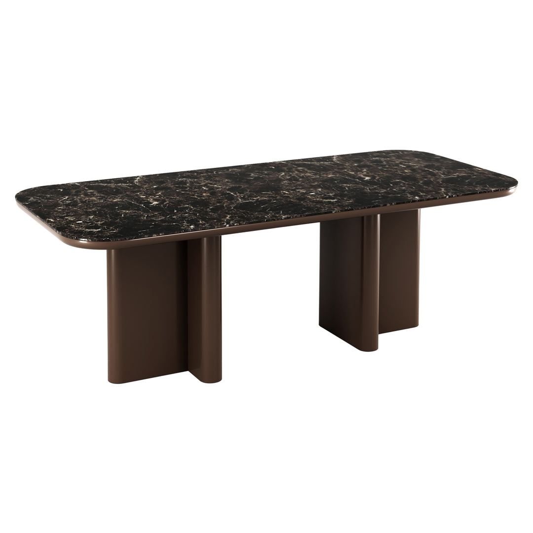 Eettafel Almundi chocolat brown 230