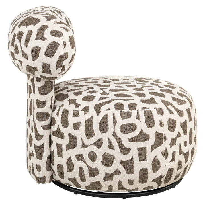 Richmond Loungestoel Kaya Weave Brown