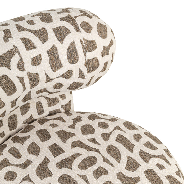 Richmond Loungestoel Kaya Weave Brown