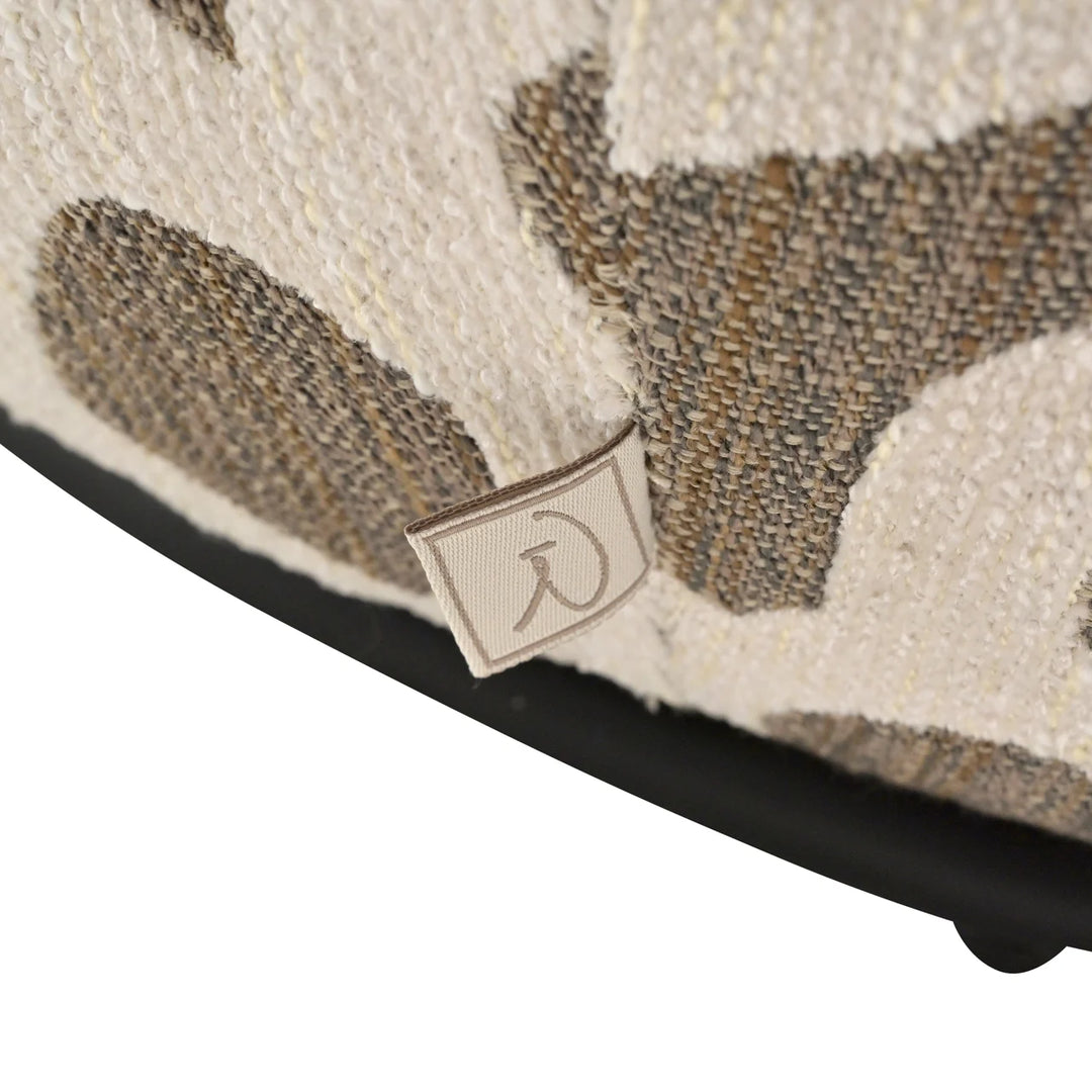 Lounge chair Kaya weave brown