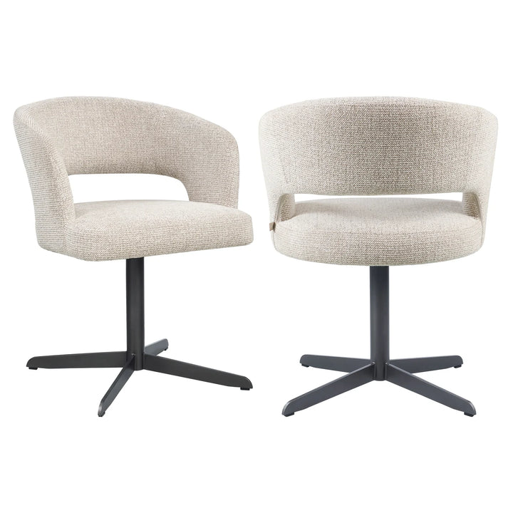 Dining chair Blanca natural fancy fire retardant