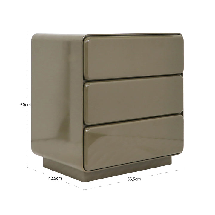 Nachtkastje Demy Clay green