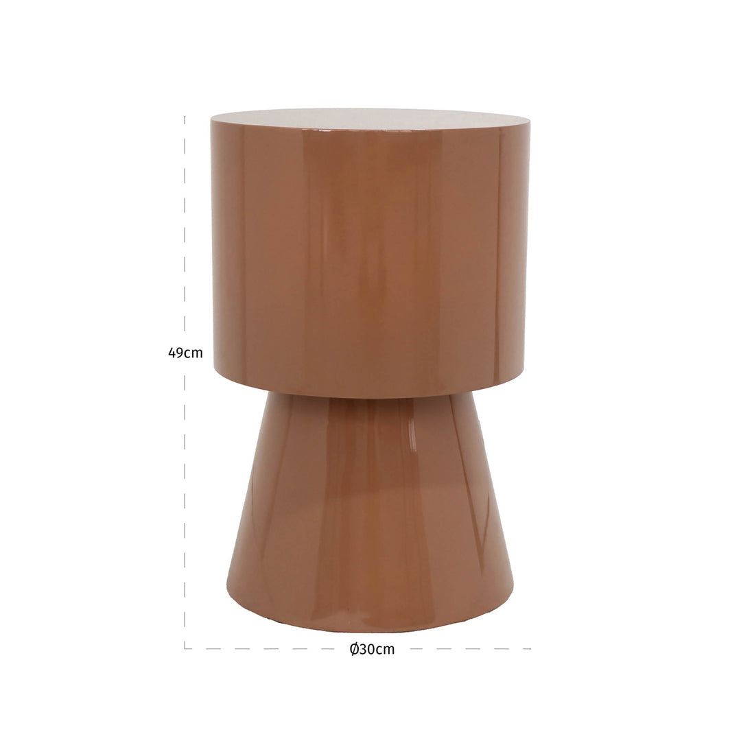 Bijzettafel Liza mocha mousse