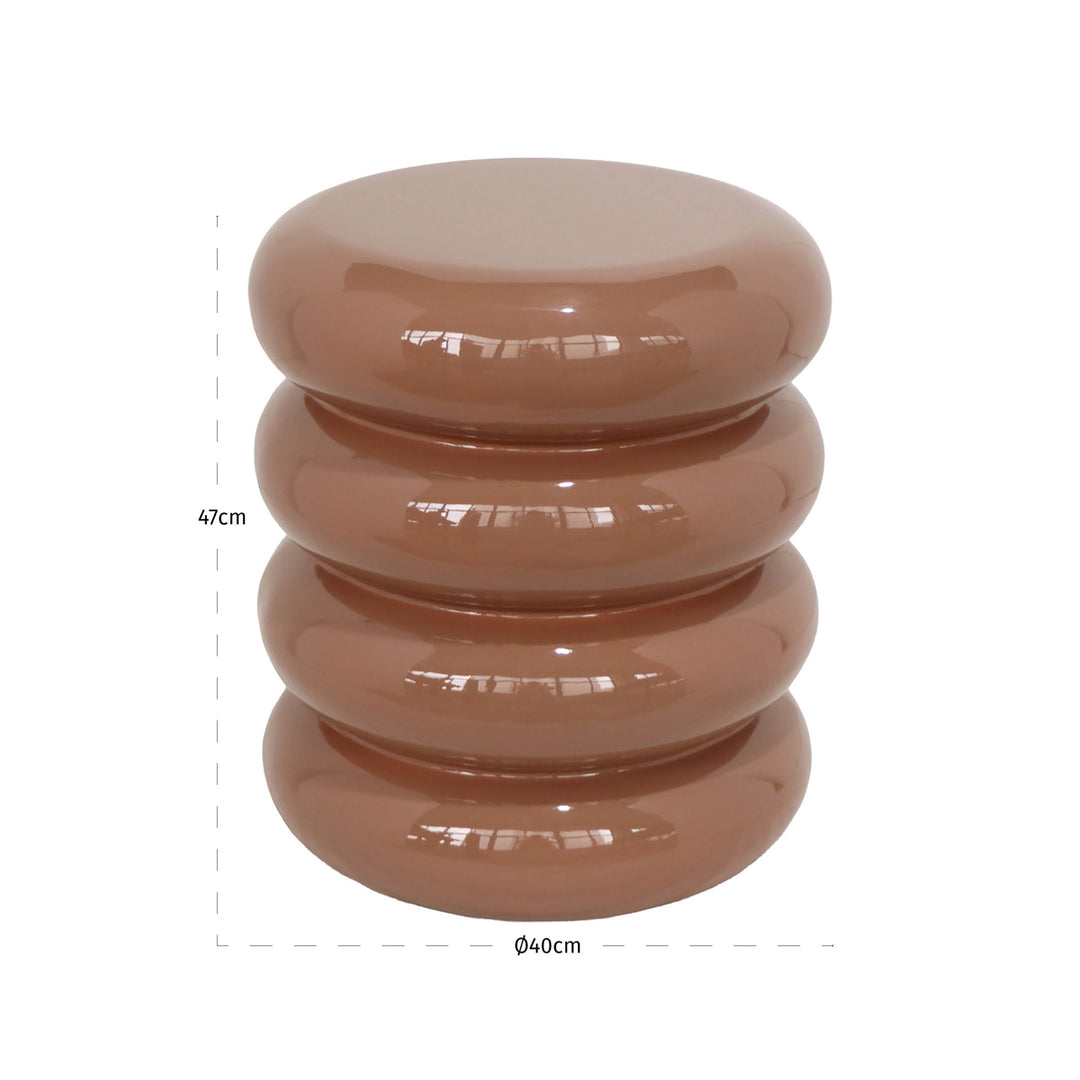 Side table Indie mocha mousse