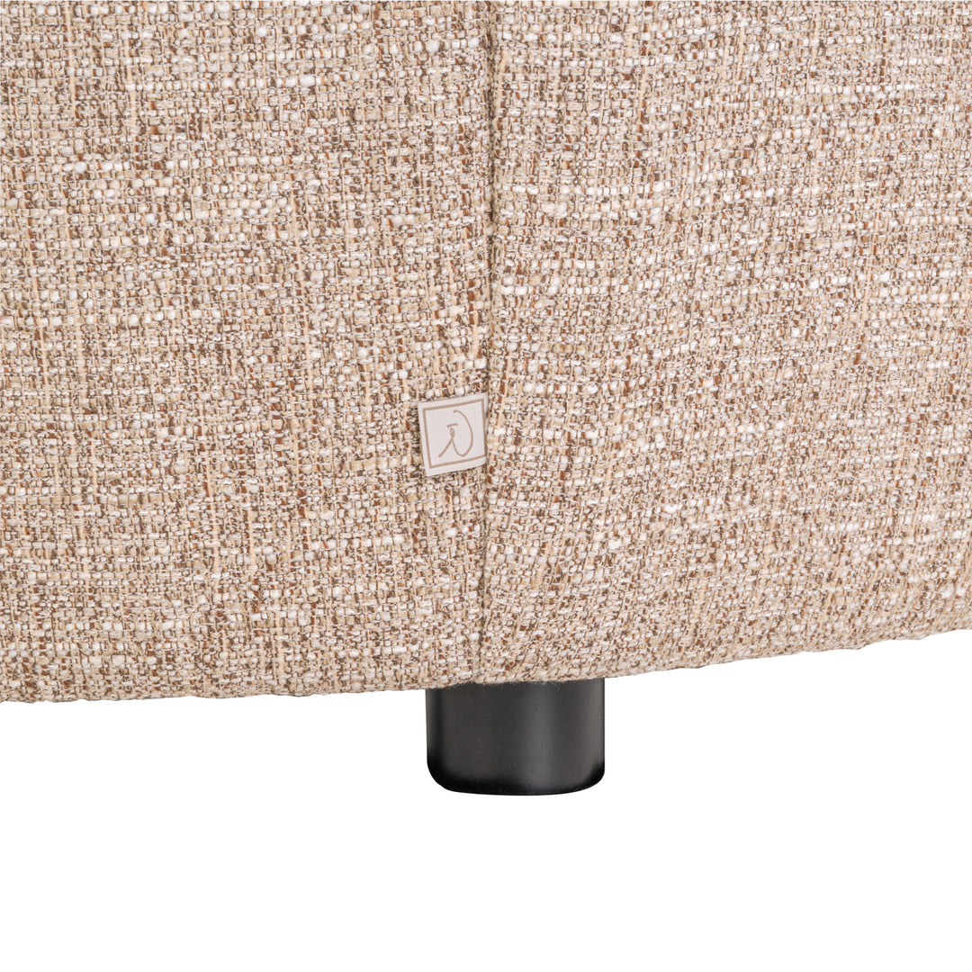 Richmond Fauteuil Luxandra, Sand Tweed - detail | CéJor Wonen