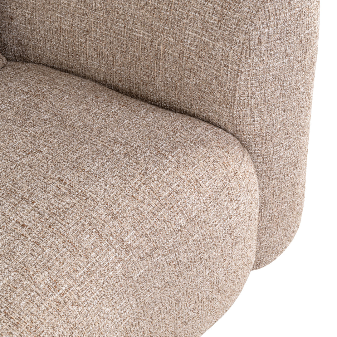 Richmond Fauteuil Luxandra, Sand Tweed - detail | CéJor Wonen