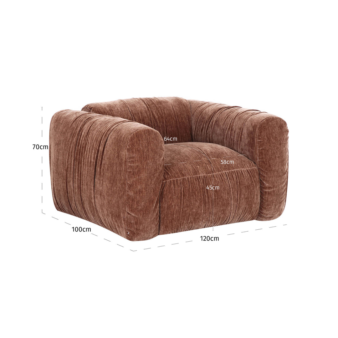 Lounge stoel Monty be straight coffee