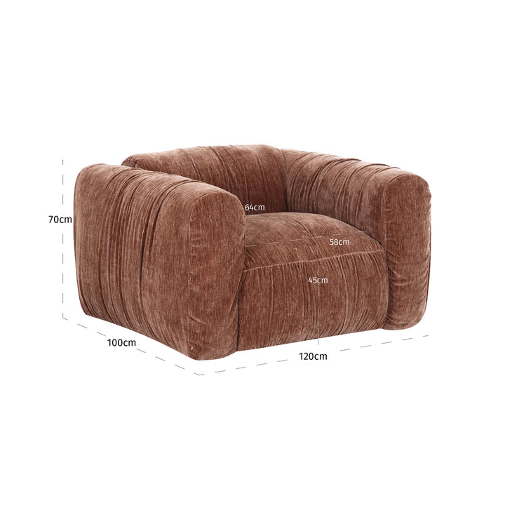 Lounge stoel Monty be straight coffee