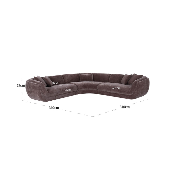 Bench Gianelle Be straight dark brown