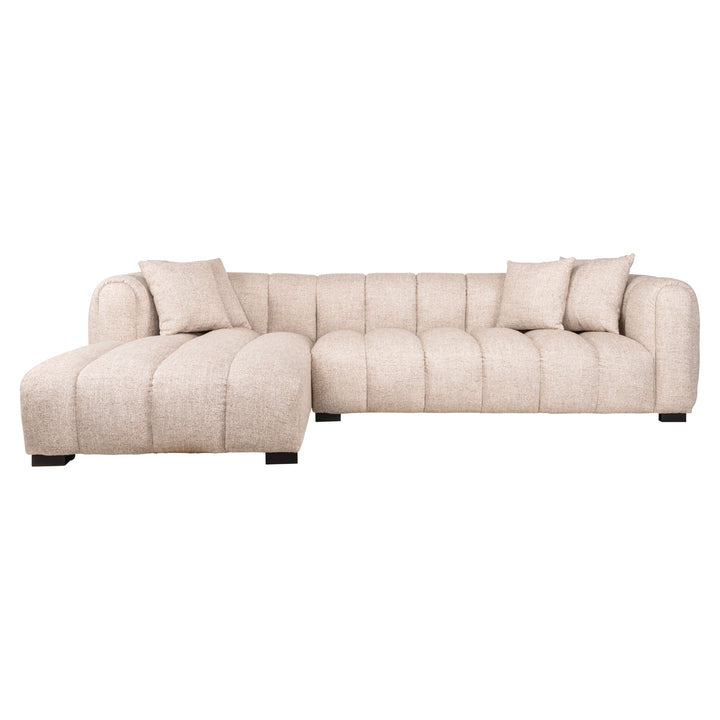 Richmond Bank Novaro Crème Tweed Lounge Links
