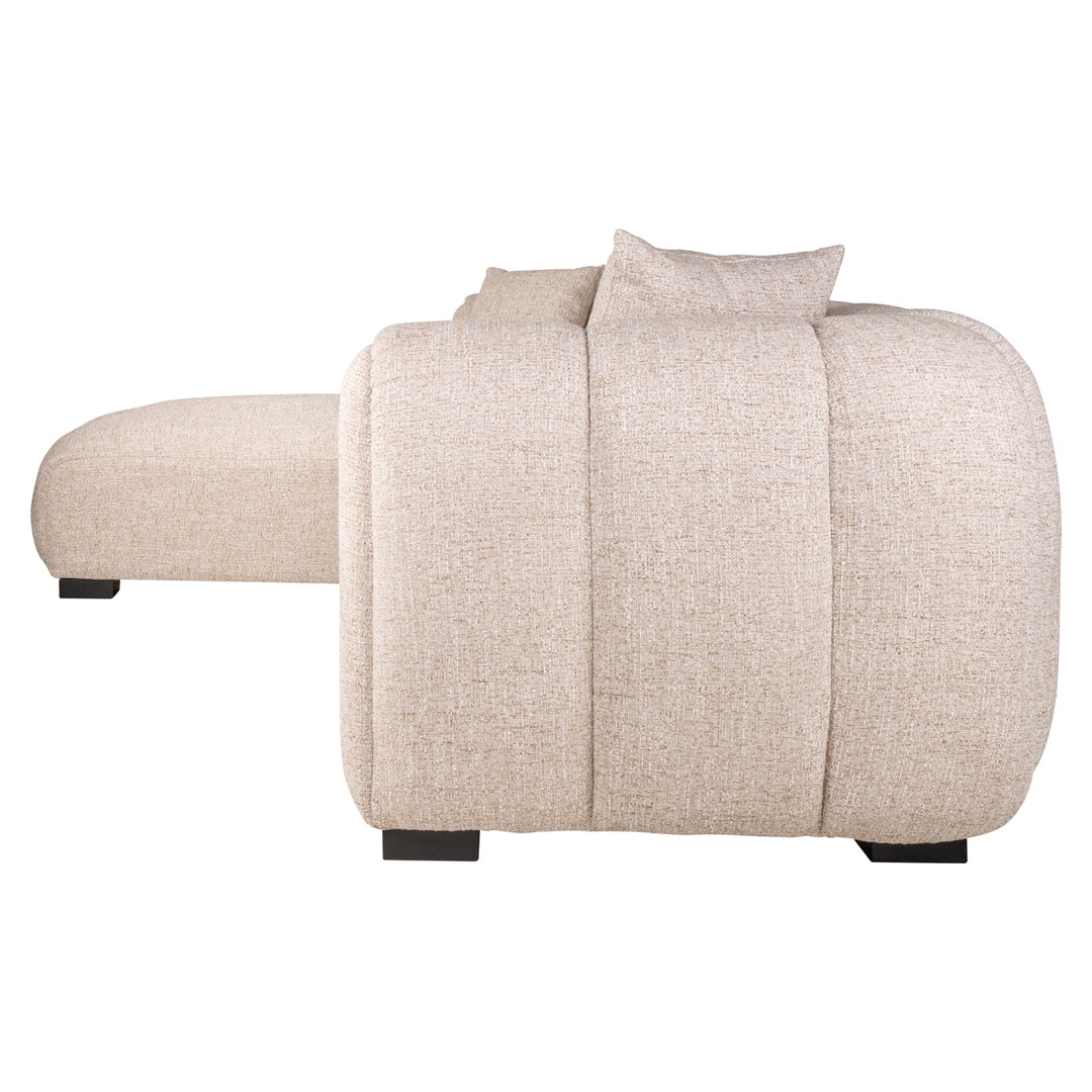 Richmond Bank Novaro Crème Tweed Lounge Links