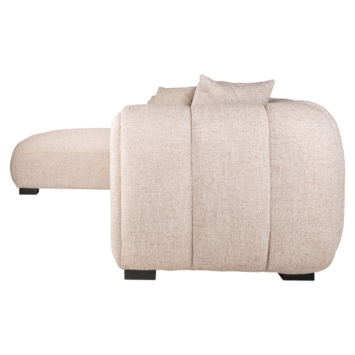 Richmond Bank Novaro Crème Tweed Lounge Links